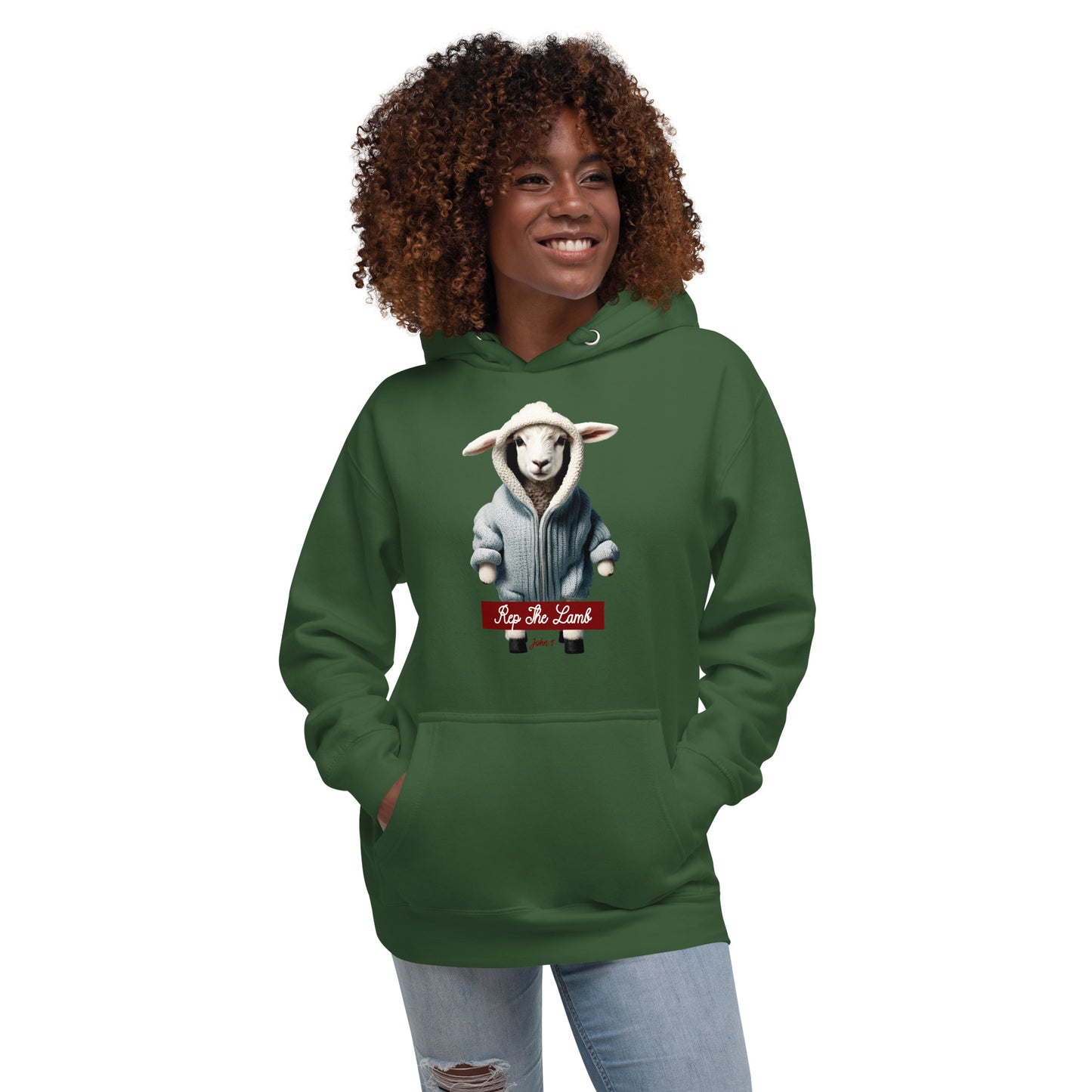 Rep The Lamb - Unisex Hoodie