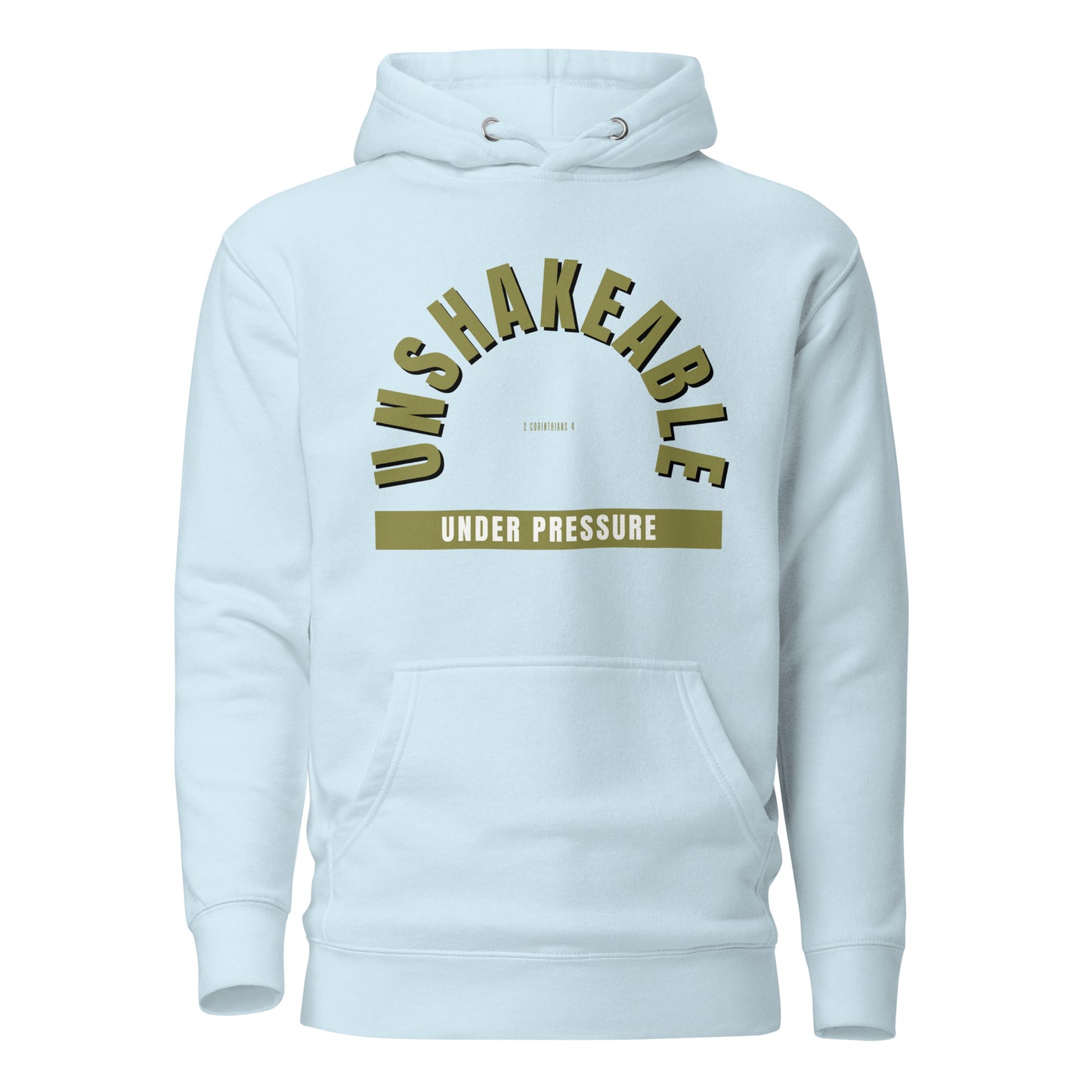 Unshakeable - White Unisex Hoodie