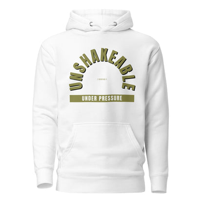 Unshakeable - White Unisex Hoodie