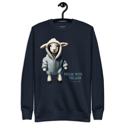 Rollin' With The Lamb - Unisex Crewneck Sweatshirt