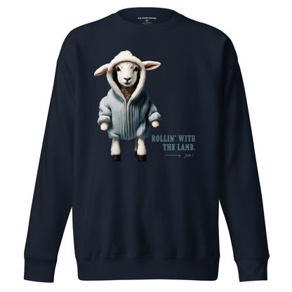 Rollin' With The Lamb - Unisex Crewneck Sweatshirt