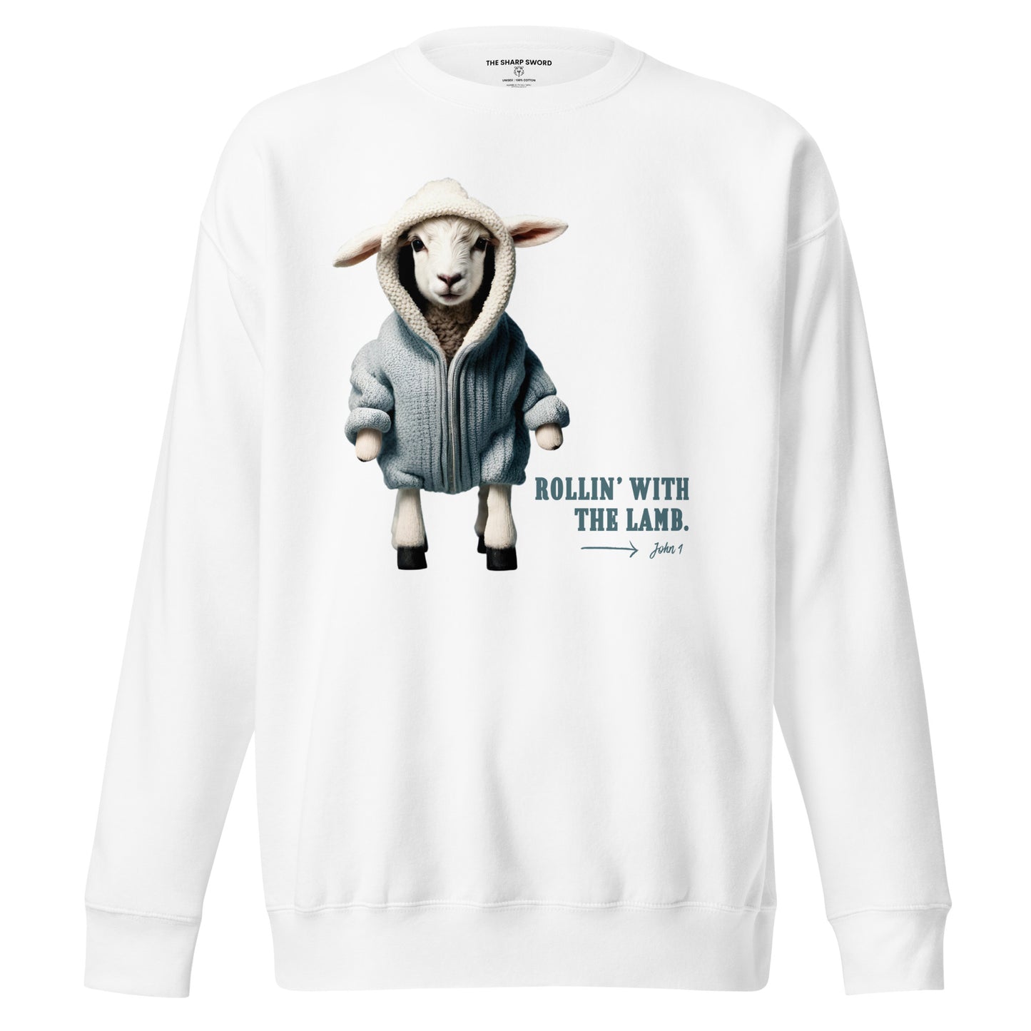 Rollin' With The Lamb - Unisex Crewneck Sweatshirt