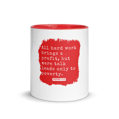 Work Over Words - Colored Soulful Mug