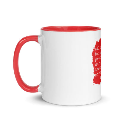 Work Over Words - Colored Soulful Mug