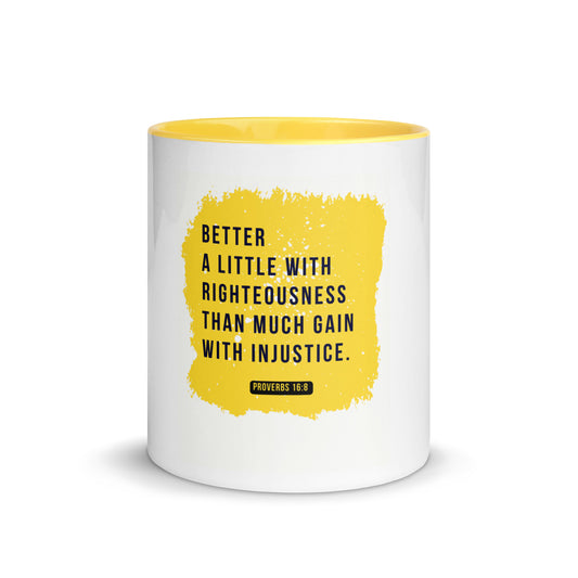 Righteousness Over Riches - Colored Soulful Mug