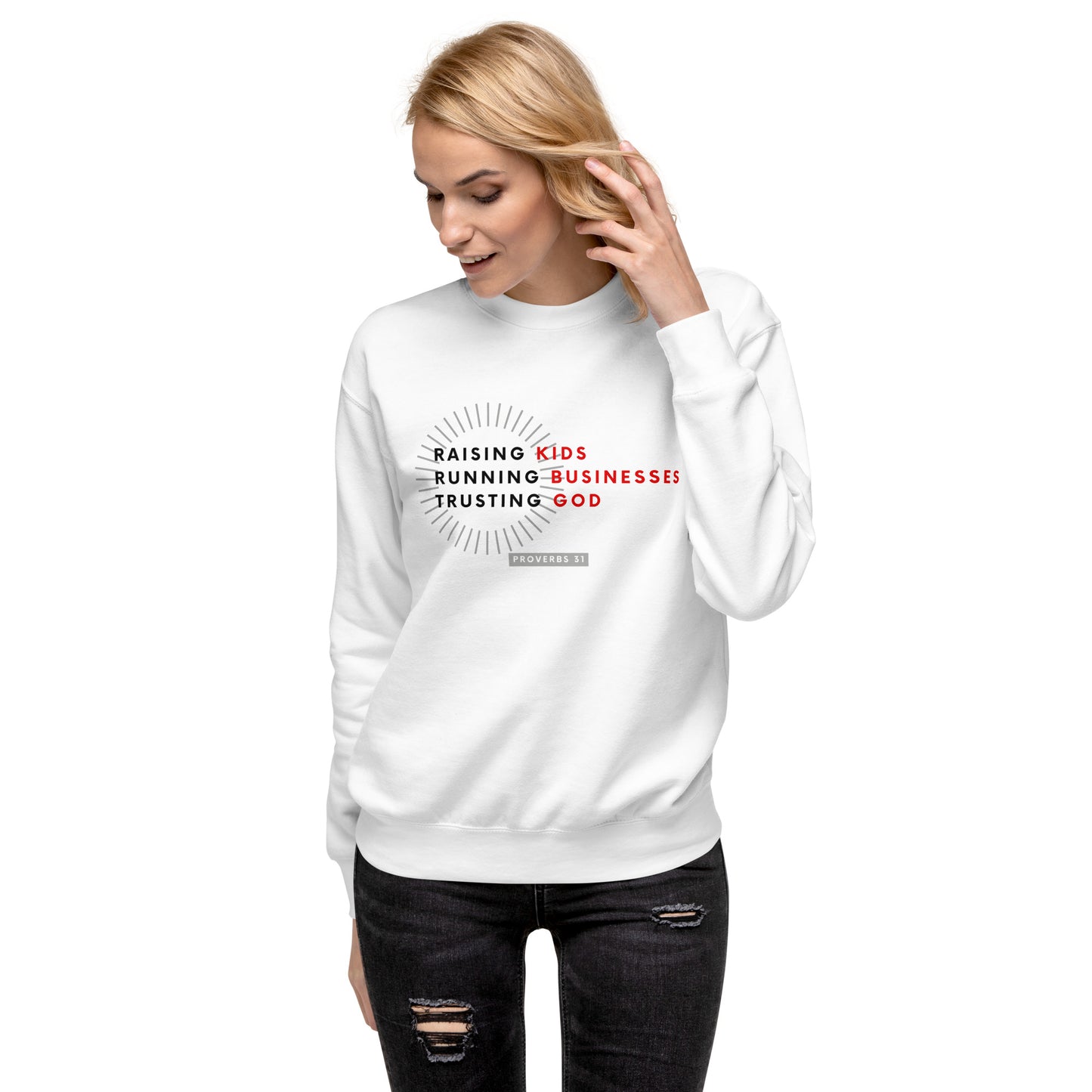 Business & Family - Unisex Crewneck Sweatshirt